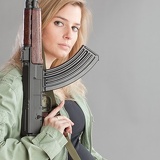 pregnant woman rifle 2181web