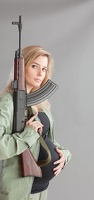 pregnant woman rifle 2181web