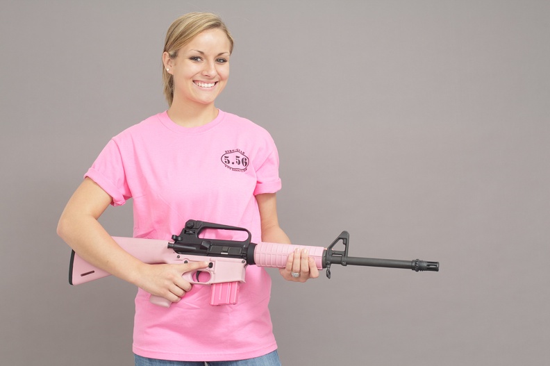 pink shirt rifle 3667