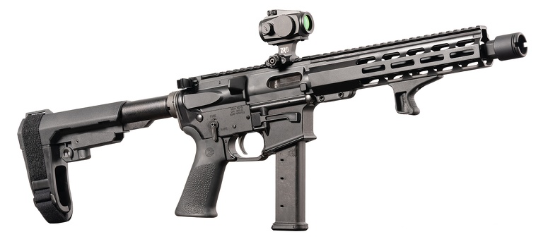 headdownAR 9mm pistol DSC0735web