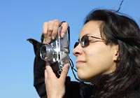 Classic rangefinder in use